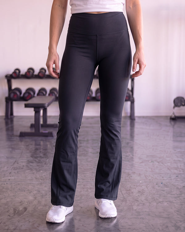 Alos Branded Women's Athletic Yoga Tights - Black WTS-02