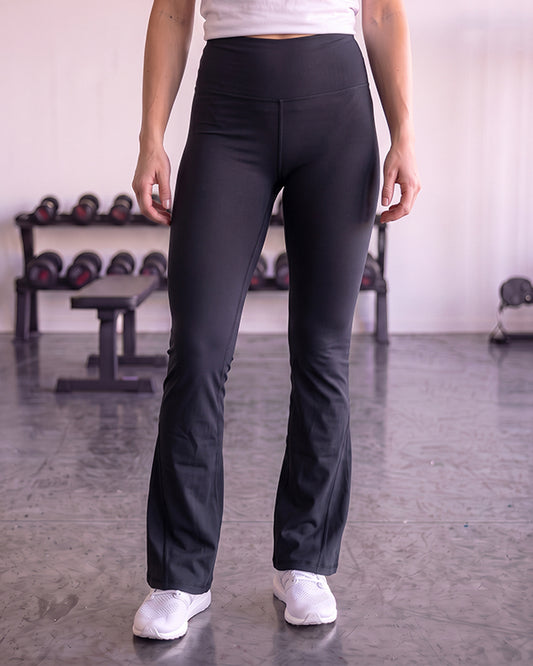 Alos Branded Women's Athletic Yoga Tights - Black WTS-02