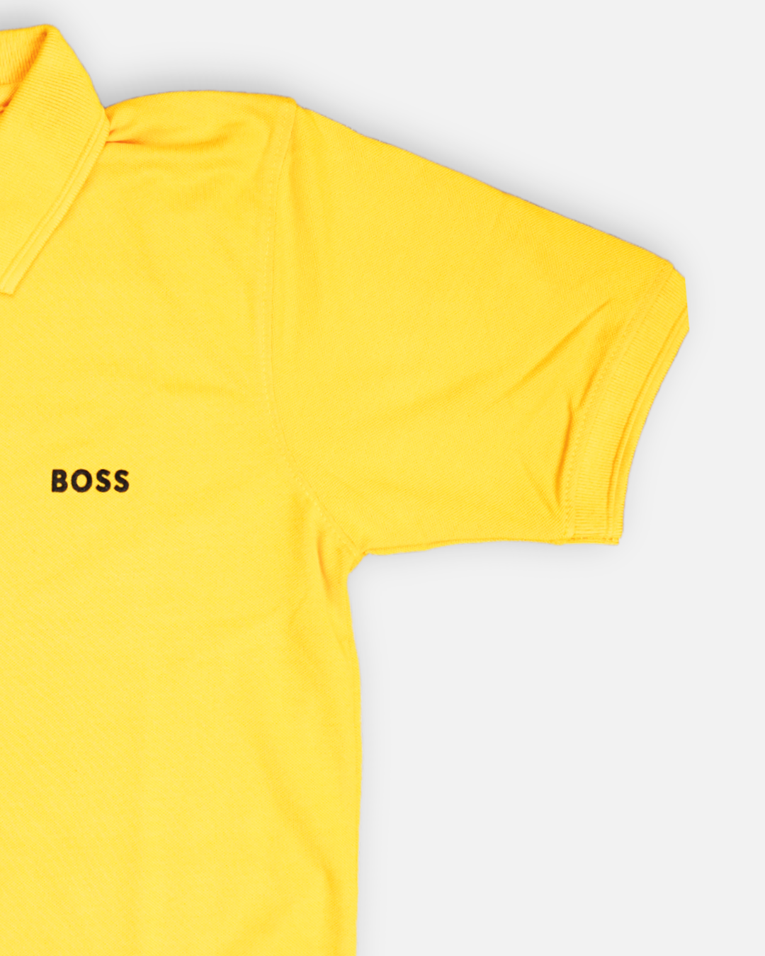 Bossy Hug Branded Polo T-shirt Yellow Color Mpt-50