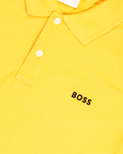 Bossy Hug Branded Polo T-shirt Yellow Color Mpt-50