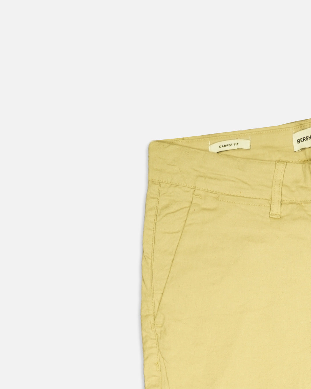 Bershk Branded Men's Slim Fit Chino Pant Light Brown Color MCP-25
