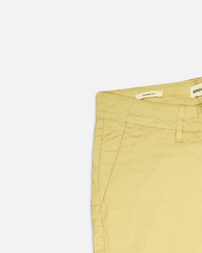 Bershk Branded Men's Slim Fit Chino Pant Light Brown Color MCP-25