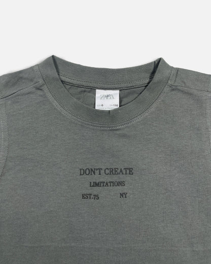 ZARRAA Branded Boy's Stone Grey Color BSO-07