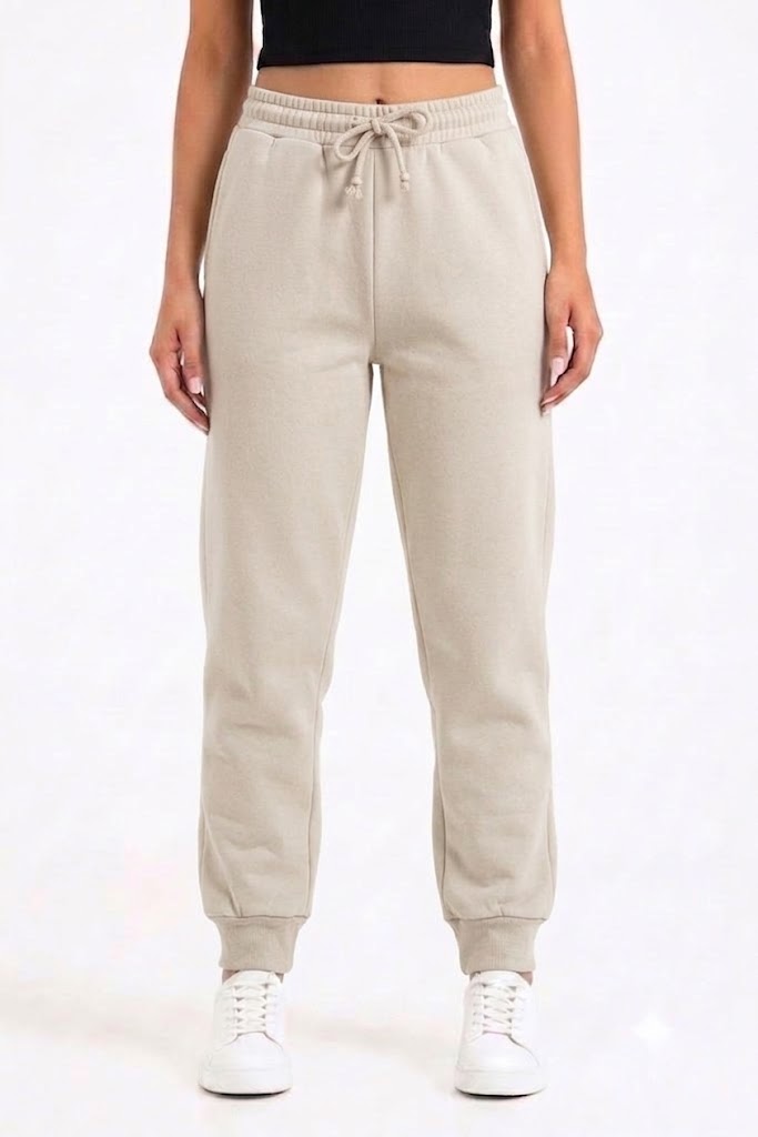 Alos Branded Women’s Thick Fleece Trouser – Peach WTR-10