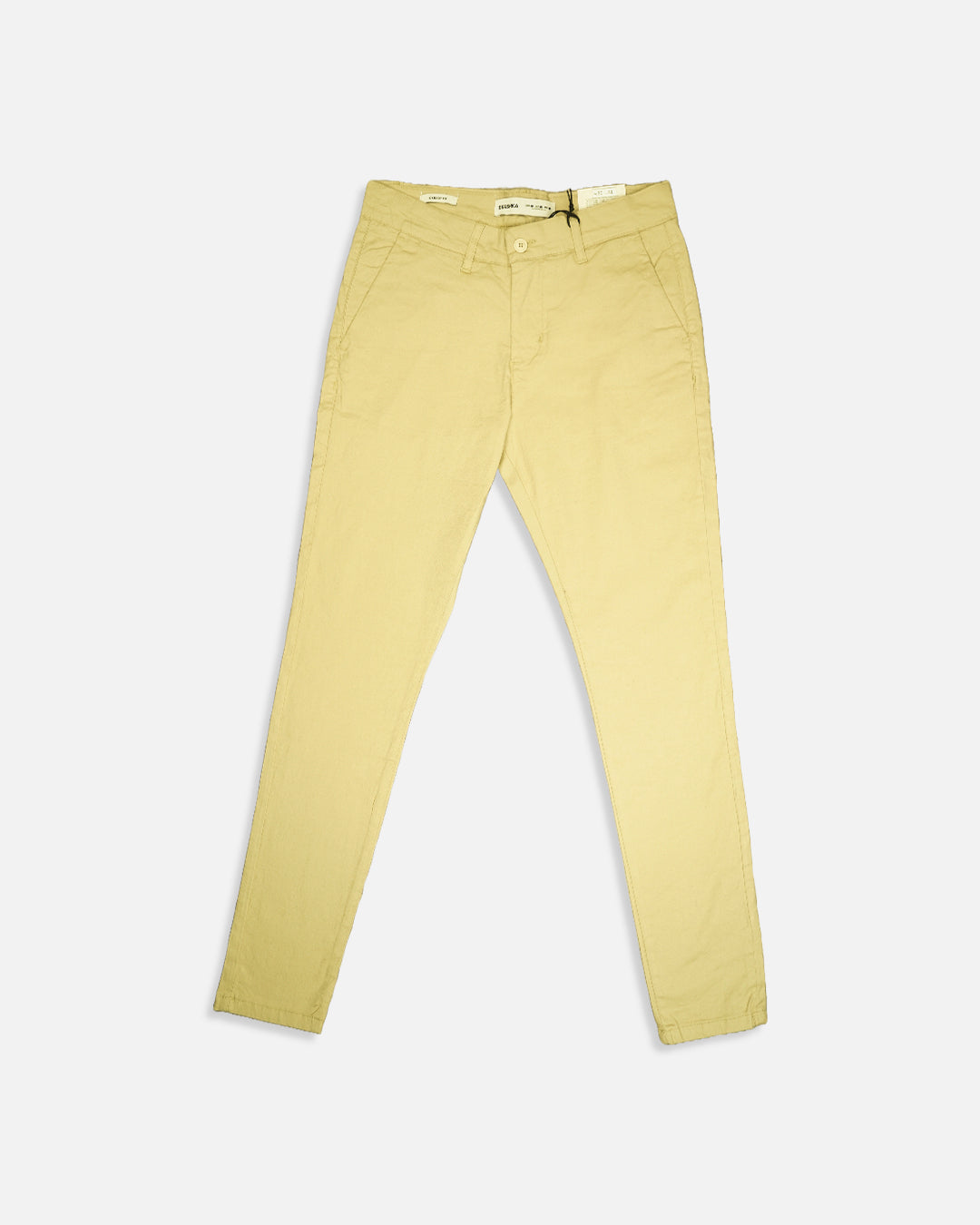 Bershk Branded Men's Slim Fit Chino Pant Light Brown Color MCP-25