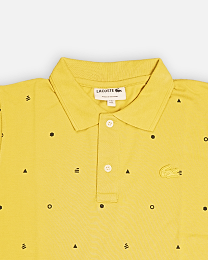 Lacostie Branded Polo T-shirt Mustard Color Mpt-45