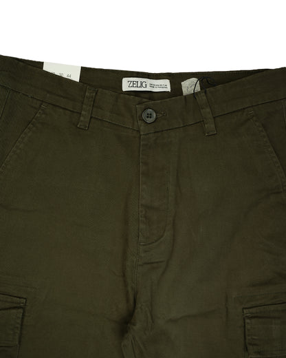 Zelig Branded Men's Joger Fit Cargo Green Color CFP-33
