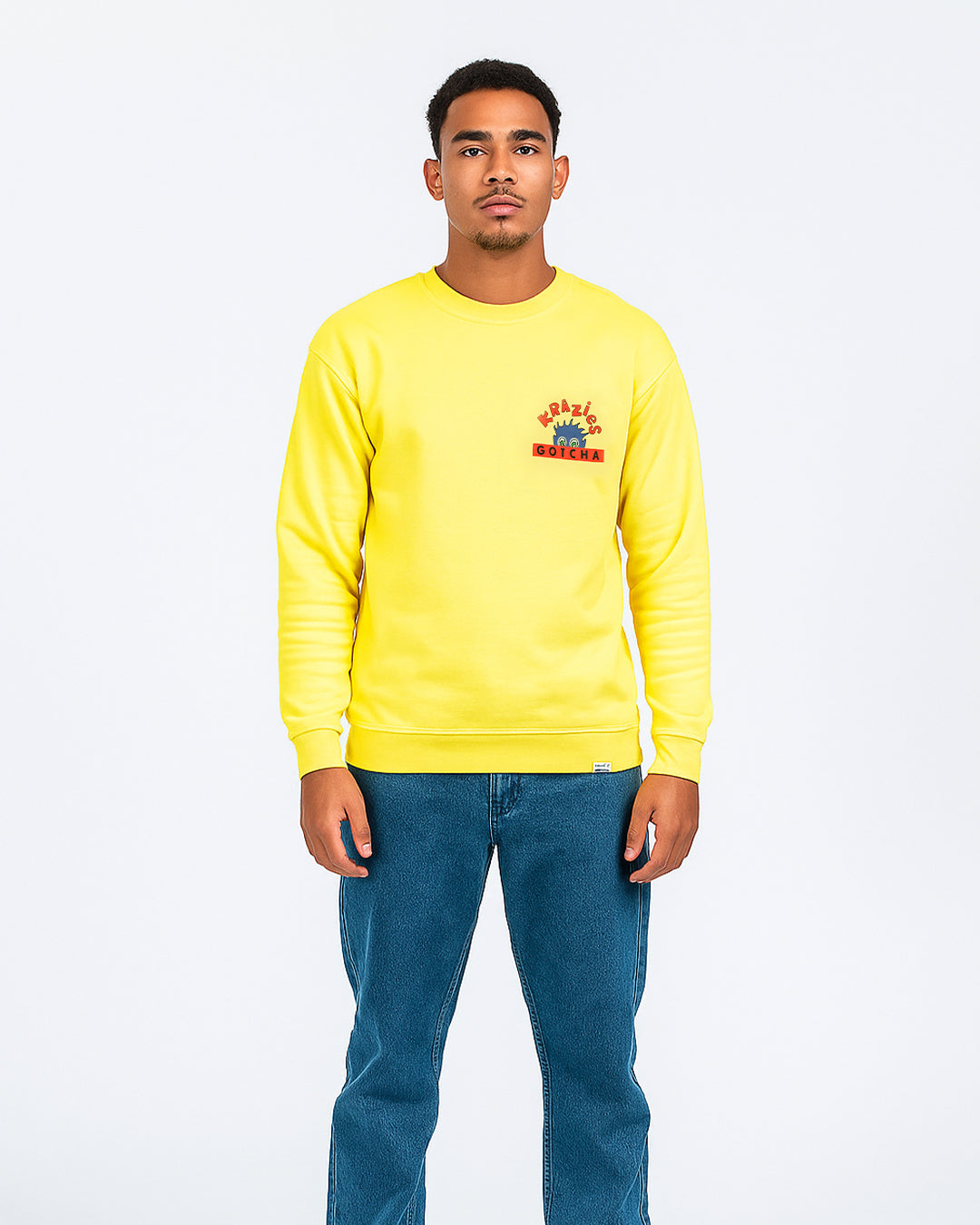 Men's Branded Yellow Sweatshirt MSWT-03