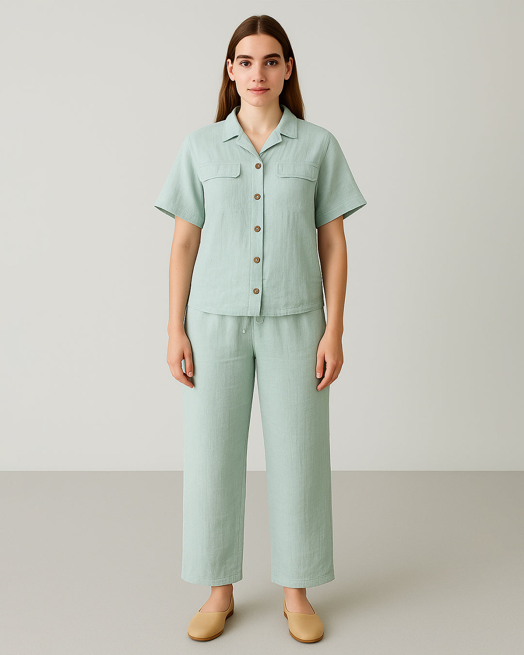 Spark Branded Women’s Premium Co-ord Set – Light Green WCS-26