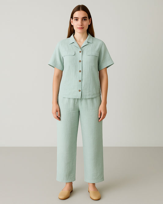 Spark Branded Women’s Premium Co-ord Set – Light Green WCS-26