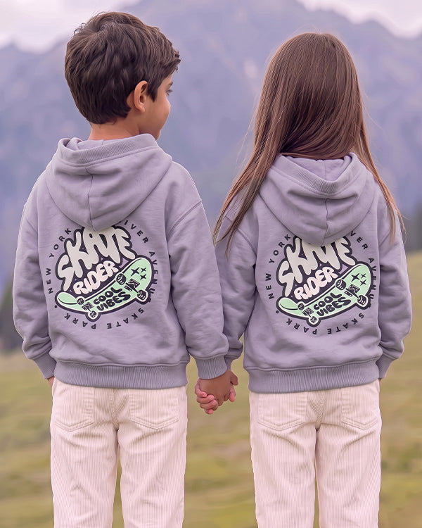 Branded Kids Skate Rider Graphic Fleece Hoodie SP-51