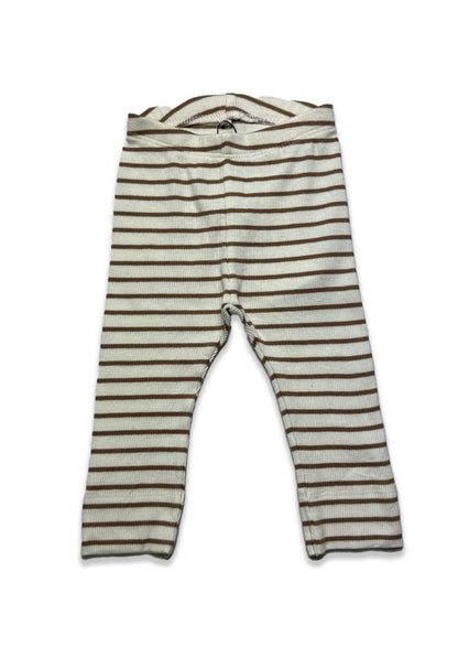 Branded Girl's Tides White Color with Brown stripes  GTD-03