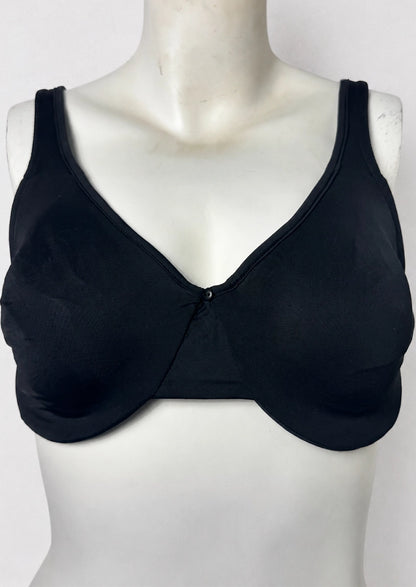Classic Black Seamless Everyday Full-Coverage Bra WBS-08