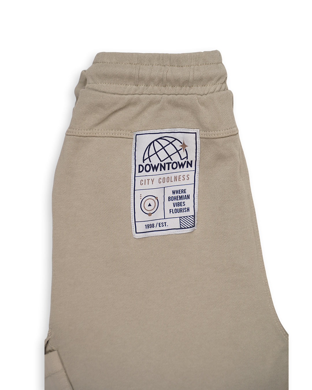 Kids’ Premium Beige Cargo Jogger Pants – Unisex