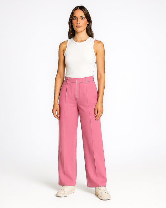 BOOH Branded Women’s Ribbed Tank Top – White WTT-07