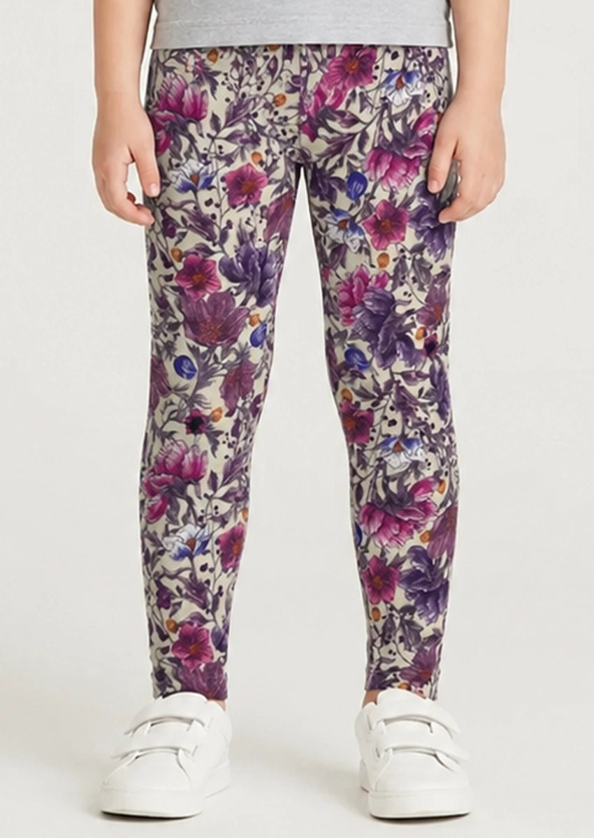 Branded Girl's Tides Floral Printed GTD-09