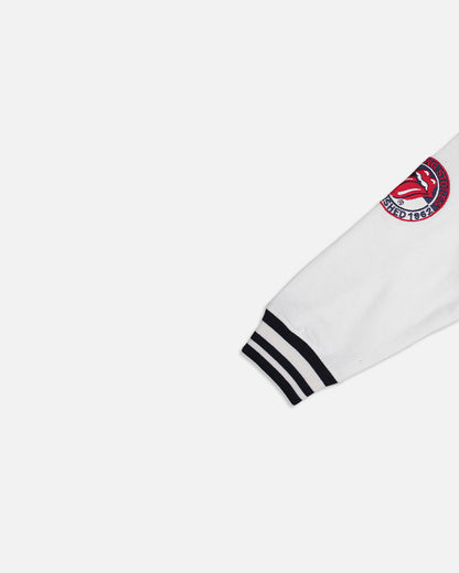 ZARRAA Kids’ Premium Varsity Jacket – Black & White