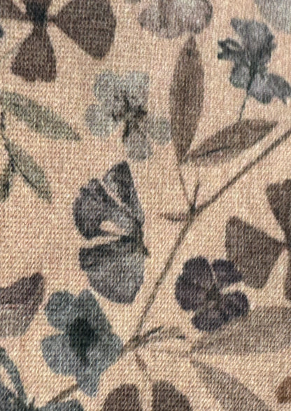 Branded Girl's Tides Rust Color With Floral Printed GTD-15
