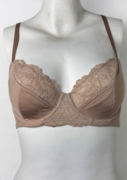 Brande Elegant Nude Lace Underwire Bra WBS-11