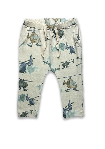 Branded Kids Trouser Helicopter printed KUT-08
