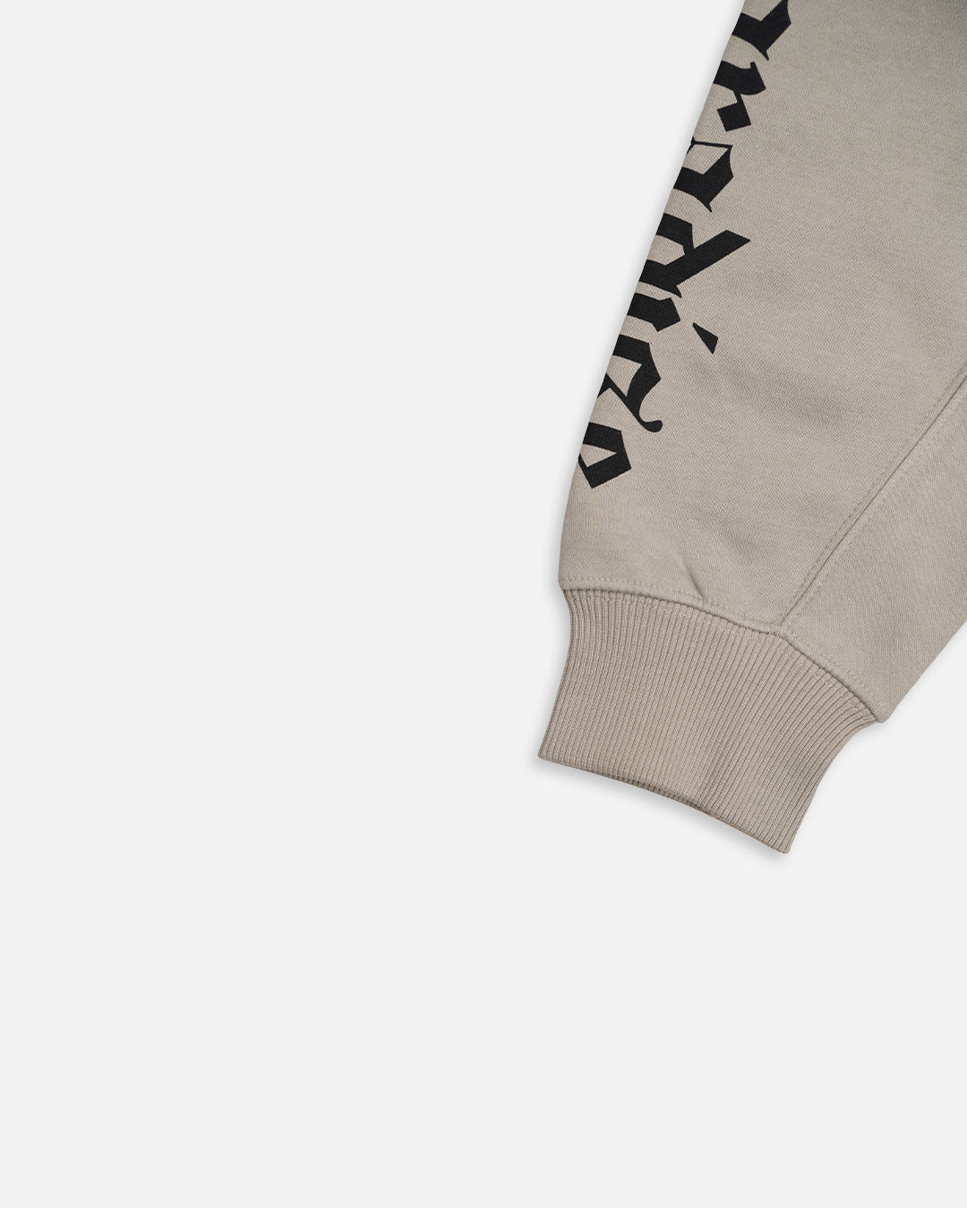 Jardan Branded Men’s “Blessed” Printed Fleece Sweatshirt – Beige MSWT-04