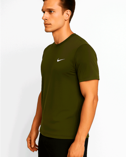 NIKK Branded Men's Dri-fit T-shirt Light Green Color MDT-06