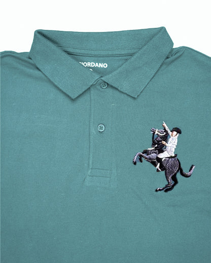 Girodano Branded Polo T-shirt Aqua Blue Color Mpt-66