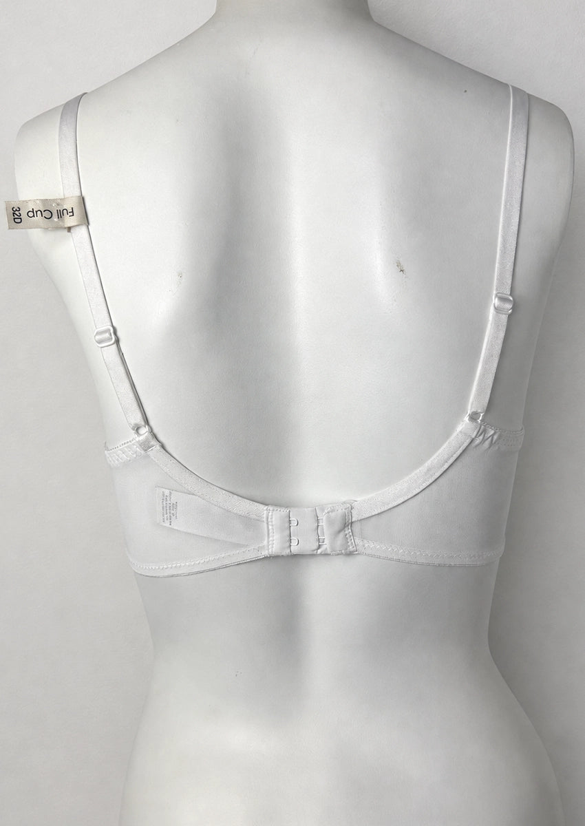 Classic White Lace Full Cup Bra WBS-10