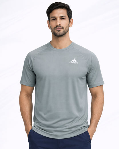 Adids Men’s Performance Training Dri-fit T-Shirt – Light Grey MDT-36