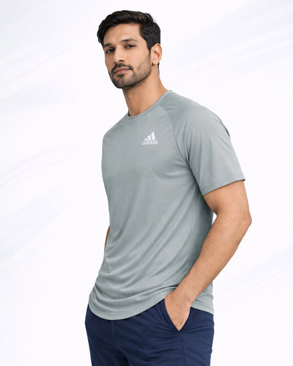 Adids Men’s Performance Training Dri-fit T-Shirt – Light Grey MDT-36