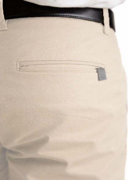 Bershk Branded Men's Slim Fit Chino Pant Light Brown Color MCP-25