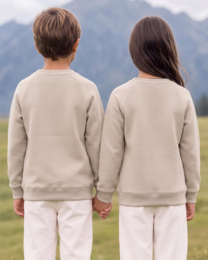 Branded Kids "Wild & Rough Awesome" Beige Sweatshirt Sp-01