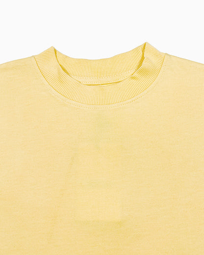 ZARRAA Branded  Boy's Cream Color T-shirt BTS-09