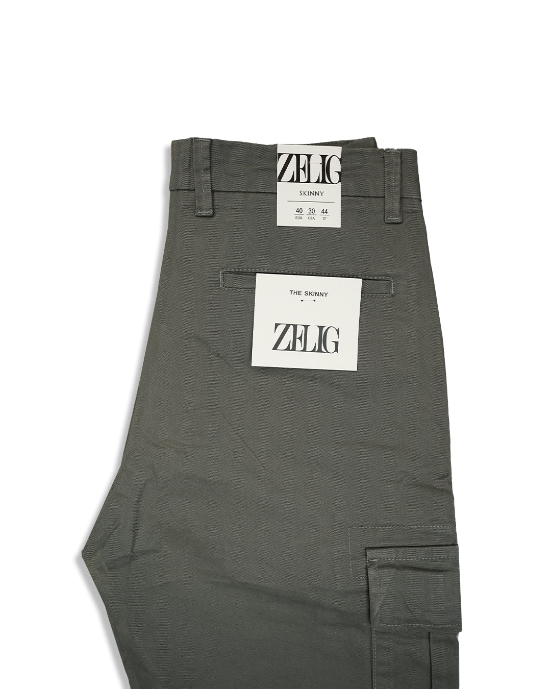 Zelig Branded Men's Joger Fit Cargo Stone Grey Color CFP-27