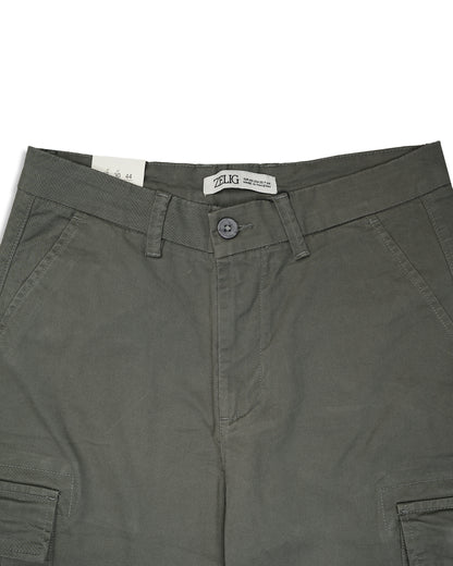 Zelig Branded Men's Joger Fit Cargo Stone Grey Color CFP-27