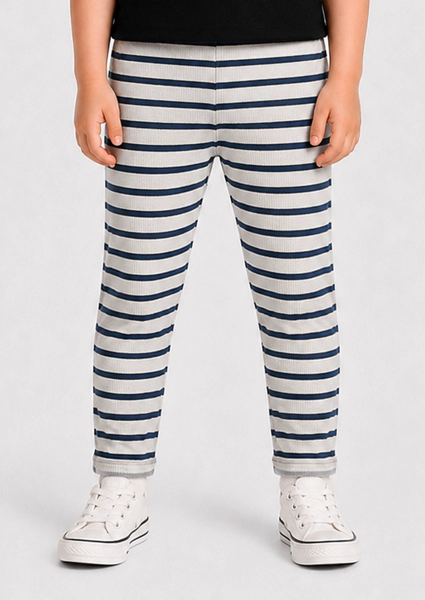 Branded Girl's Tides White Color with Blue stripes GTD-04