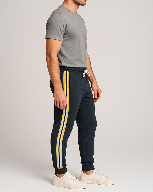 Branded Unisex Trouser Grey Color With Yellow Stripe Ut-14