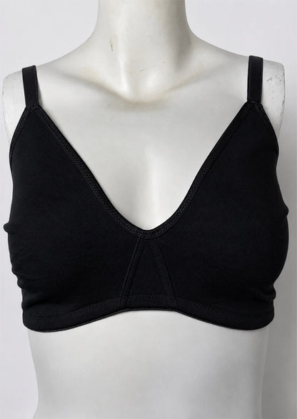 Branded Women's Black Everyday Comfort Cotton Bra WBS-13