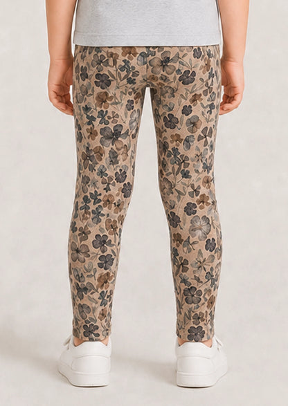Branded Girl's Tides Rust Color With Floral Printed GTD-15