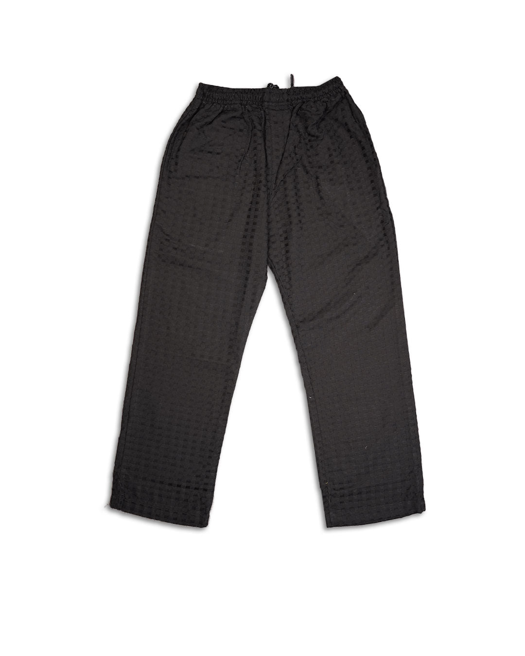 Pegadoor Branded Men's Textured Co-ord Set Black Color MCDS-08