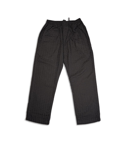 Pegadoor Branded Men's Textured Co-ord Set Black Color MCDS-08