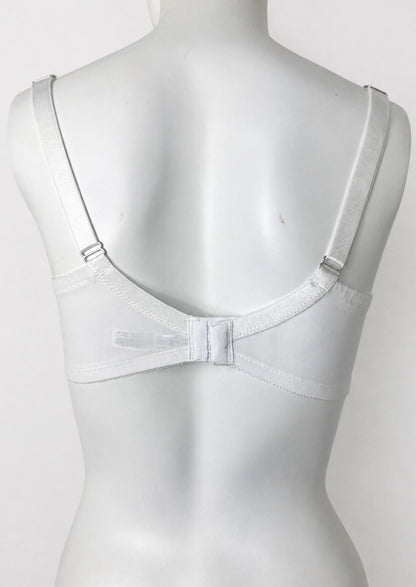 Branded Elegant White Floral Lace Underwire Bra WBS-12