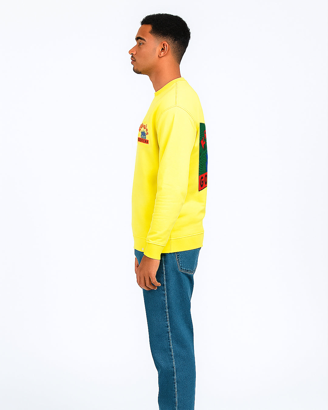 Men's Branded Yellow Sweatshirt MSWT-03