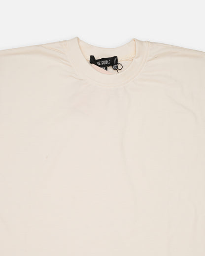 Premium Unisex Oversized Cotton T-Shirt – Cream WT-03