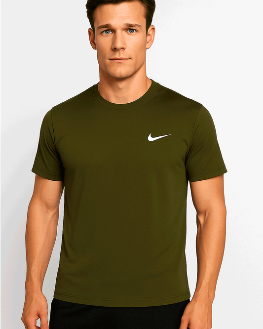 NIKK Branded Men's Dri-fit T-shirt Light Green Color MDT-06