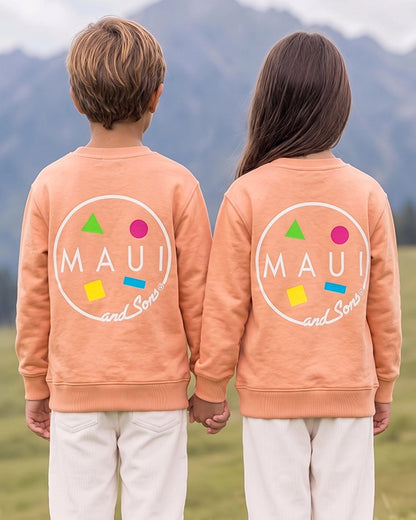 Branded Kids "Maui and Sons" Graphic Sweatshirt Sp-08