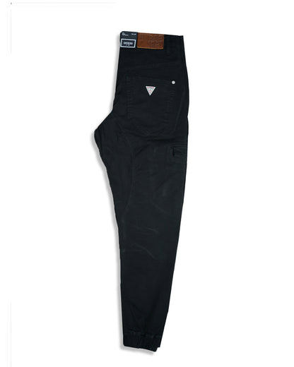 Guss Branded Men's Joger Fite Cargo Black Color CFP-23