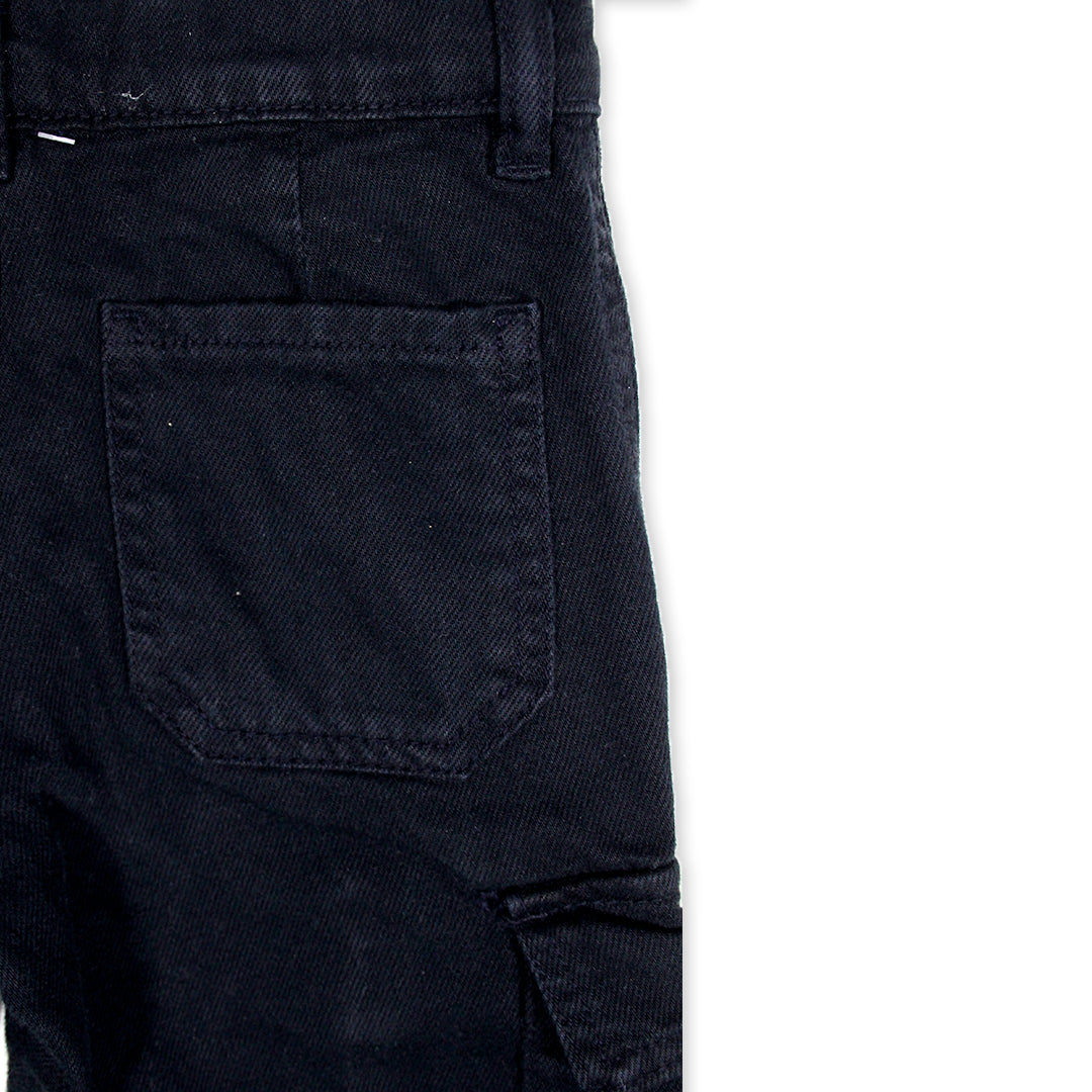 ZR Boy's Black Colo Cargo Pant KDP-04