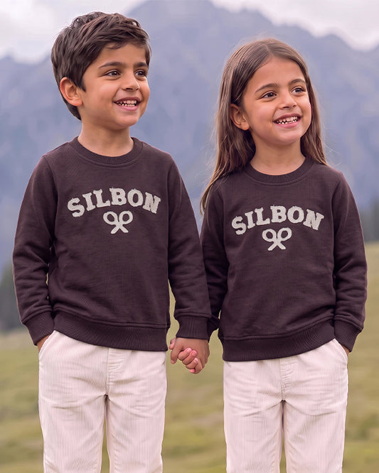 Branded Kids Silbon Applique Fleece Sweatshirt SP-48