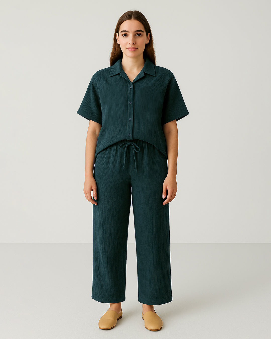 Spark Branded Women’s Premium Co-ord Set – Dark Green WCS-25